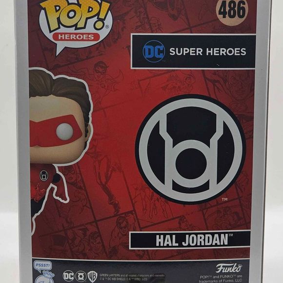 Funko Pop! DC Hal Jordan Targetcon Exclusive 486 In Hand W Soft Protector MINT - Picture 3 of 6